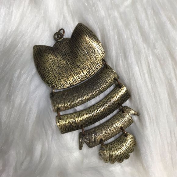 Brass Boho Style Owl Charm - Picture 4 of 5